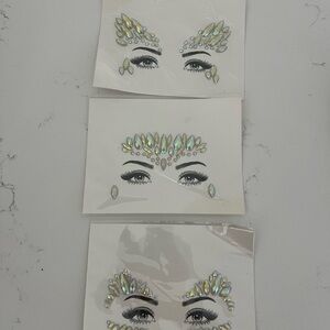 Holographic Face Gem Stickers